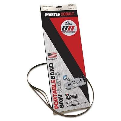 Hi Performance Portable Band Saw Blade, 8/11 TPI, 1/2 x 44 7/8, Bi-Metal