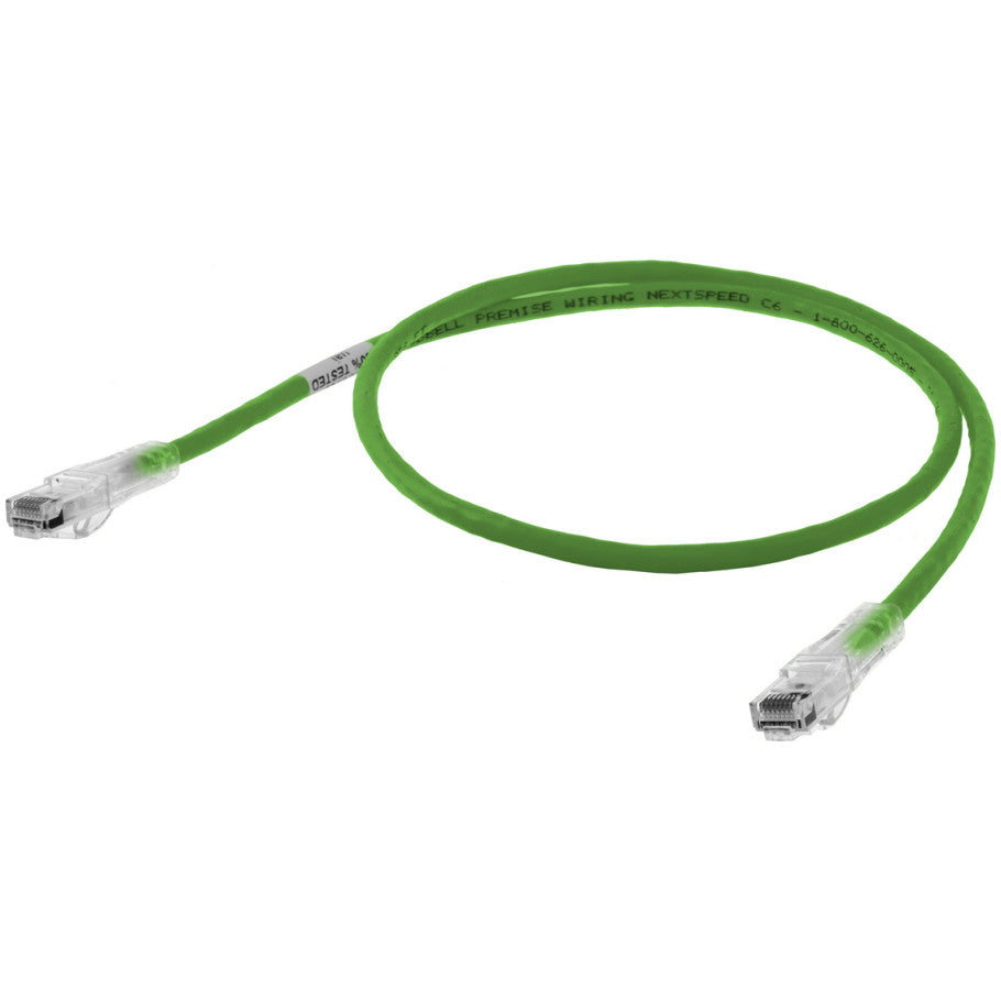 NEXTSPEED Category 6 Patch Cords, 1 FT, Green