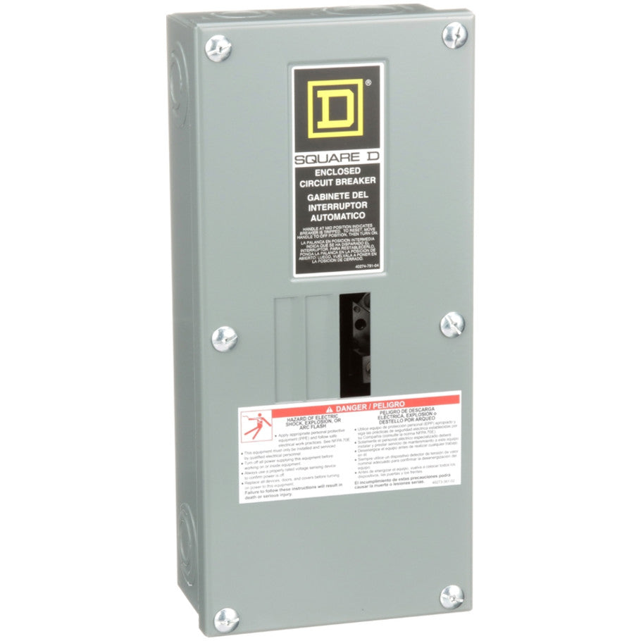 QO-Frame 100A Max. NEMA 1 3-Pole Circuit Breaker Enclosure