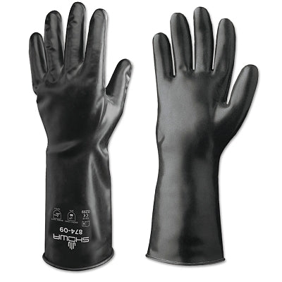 Butyl II Chemical-Resistant Gloves, Large, Black