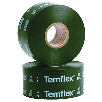 Temflex Vinyl Corrosion Protection Tape 1100, 2 in  x 100 ft, 10 mil,  Black