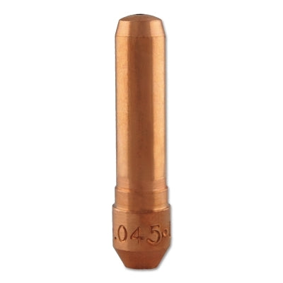 Centerfire MIG Contact Tip, 0.045 in Wire, T-045, Non-Threaded, Tapered Base
