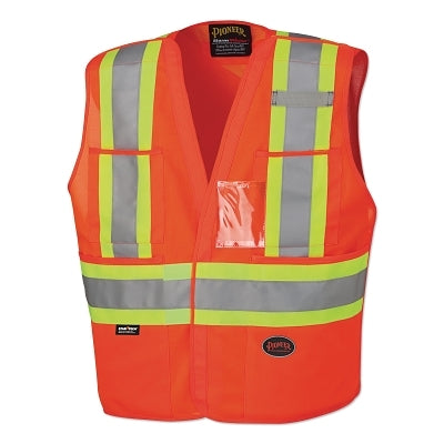 6930U/6931U Hi-Vis Safety Tear Away Vest, 4/5XL, Orange