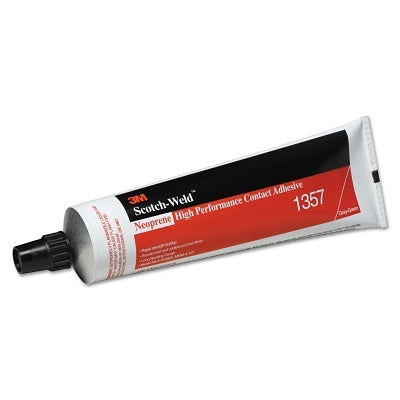 3M 021200-19887 Neoprene High Performance Contact Adhesive 1357, 5 oz, Tube, Gray-Green