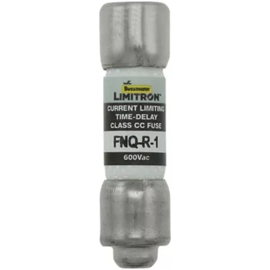 Limitron FNQ-R Series Class CC Time Delay Fuse, Rejection-Type, Current-Limiting, 1A, 600V