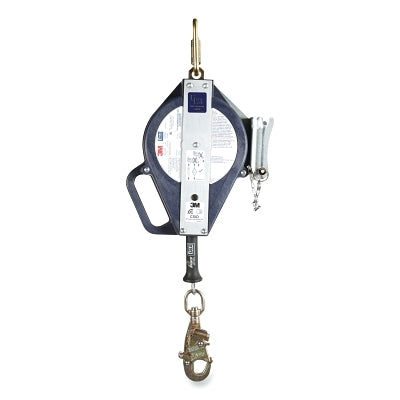 3M 3503886 Ultra-Lok Self Retracting Cable Lifeline, Stainless Steel, 50 ft L, 310 lb, Swivel Snap Hook