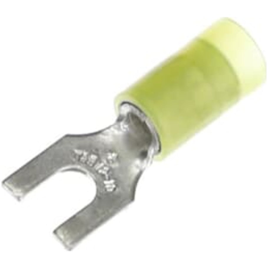 Sta-Kon RC Series Nylon-Insulated Fork Terminal, 12-10 AWG,  10