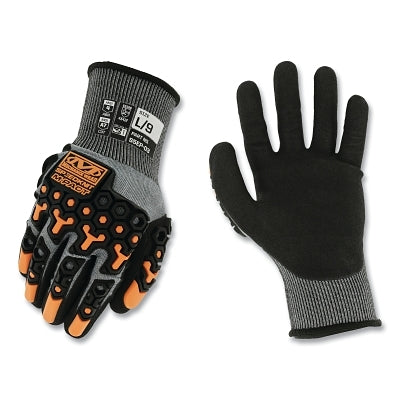 SpeedKnit M-Pact S5EP03 Gloves, HPPE/ Nitrile, Large, Grey