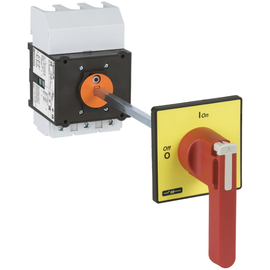 TeSys Vario - emergency stop switch disconnector - 125 A - back of enclosure
