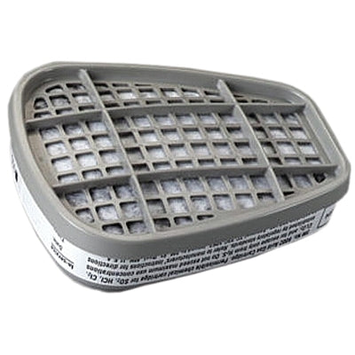 3M 6002 6000 Series Gas /Vapor Cartridges, Acid Gases, White