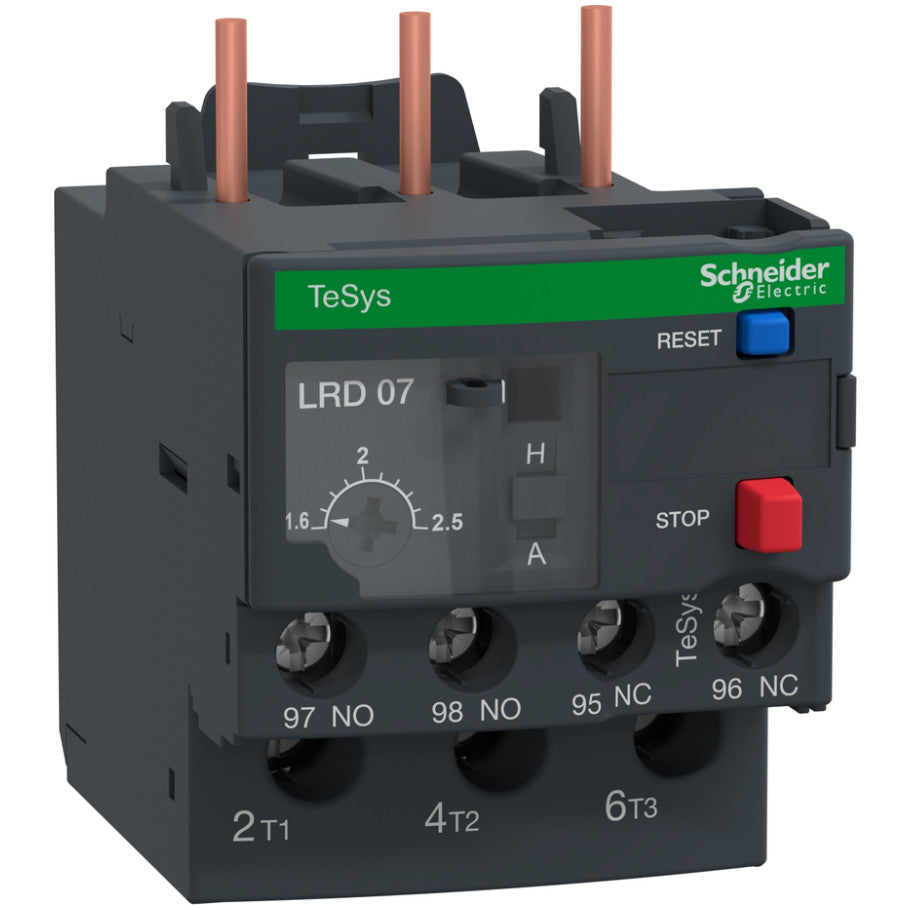TeSys Deca, thermal overload relay, 1.6 to 2.5 A, Class 10A
