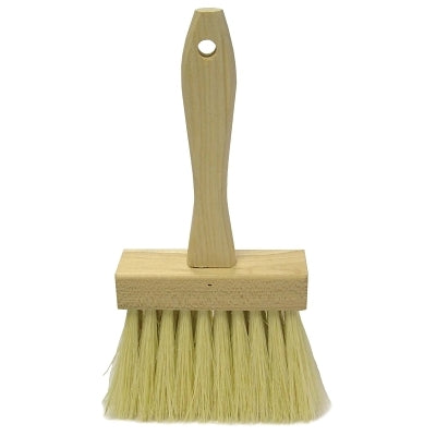 4" Masonry Brush, 3" Trim, White Tampico Fill