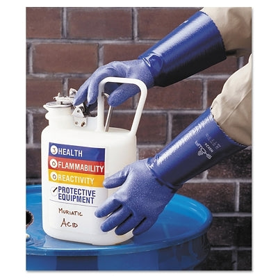 NSK24 Dual Nitrile-Coated Gloves, X-Large, Blue