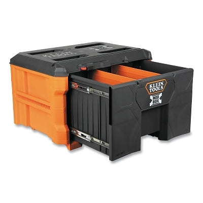 MODbox Toolbox, Single Drawer, 22.3 in L x 16.4 in W x 14.4 in H, Orange