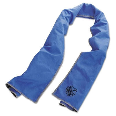 Chill-Its 6602MF Evaporative Micro-Fiber Cooling Towel, Solid Blue/Gray