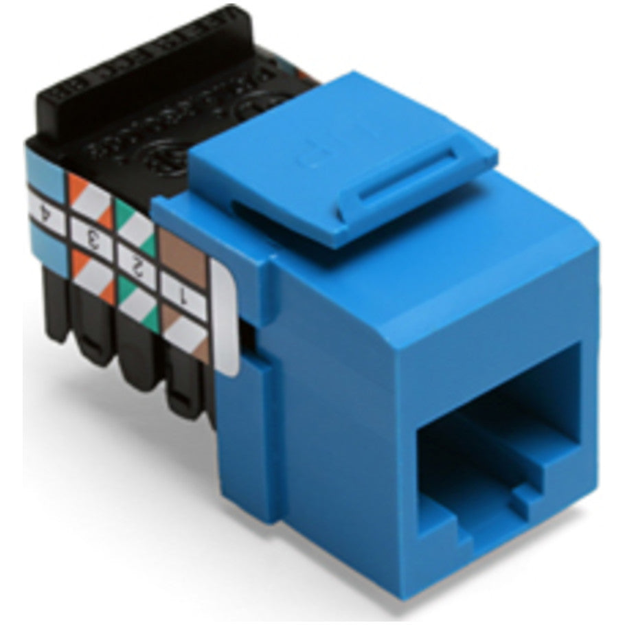 Voice Grade QuickPort Connector, 8P8C, Blue