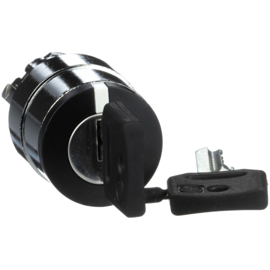 Non-Illuminated 2-Position Maintained Key Switch with Left Key Removal