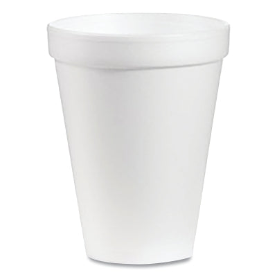 Foam Cup, 12 oz, White