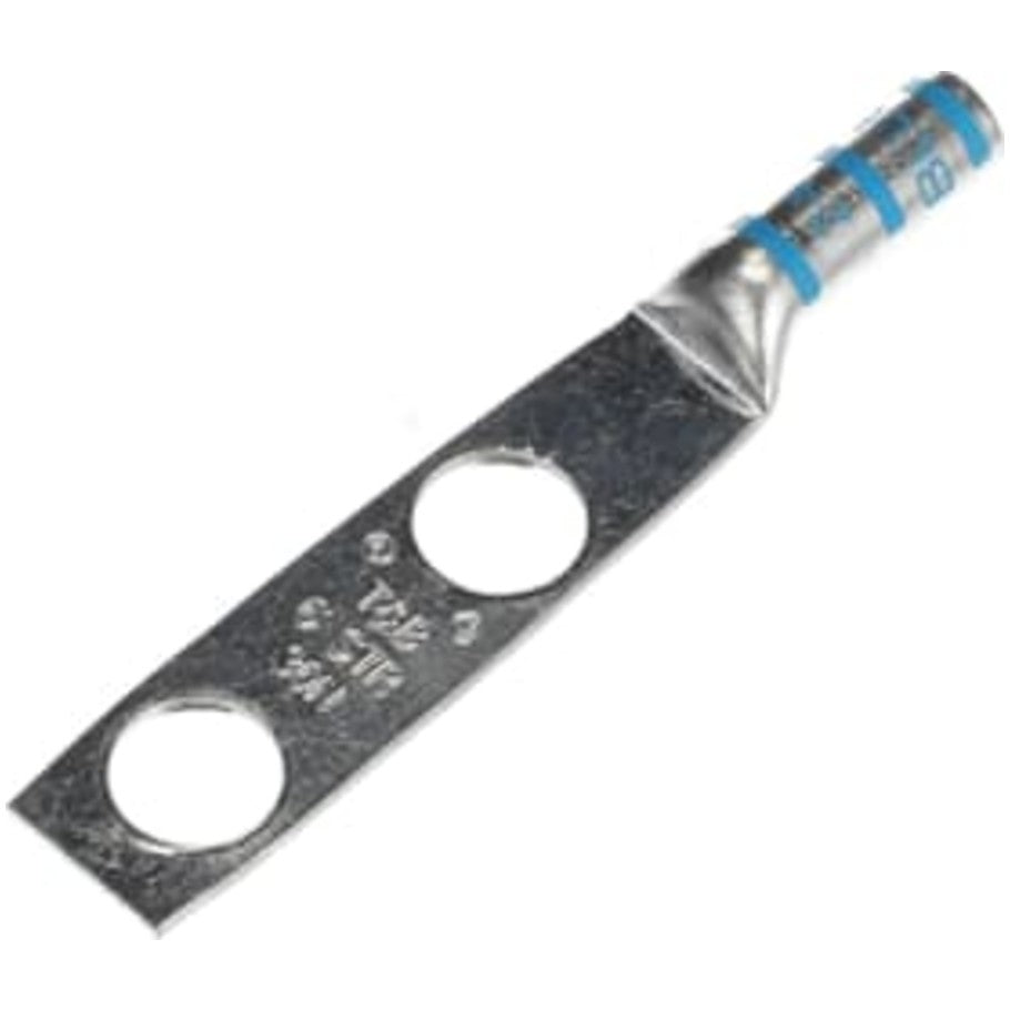 Blackburn Color-Keyed Two-Hole,  Long Barrel Lug, .3 L x 0.578 W in., Blue