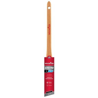 Ultra/Pro Paint Brushes, 2 in W, Nylon/polyester, wood handle