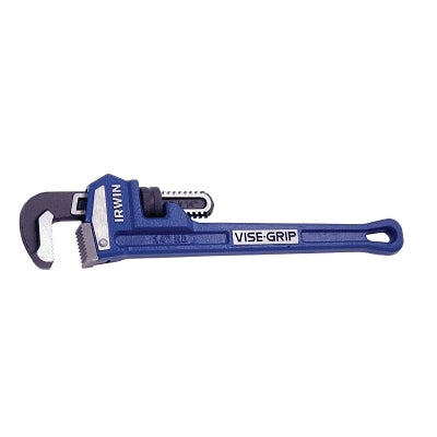 Cast Iron Pipe Wrench, 14 in L, Forged Steel Jaw, 2 in Pipe Capacity
