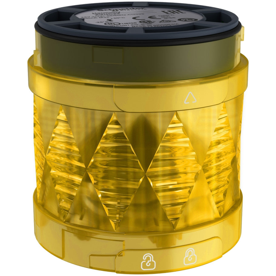 Illuminated LED Unit Modular Tower Lights, Steady, Yellow