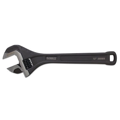 All Steel Adjustable Wrench, 12 in L, 1-17/26 in Opening, Oil-Rubbed Finish