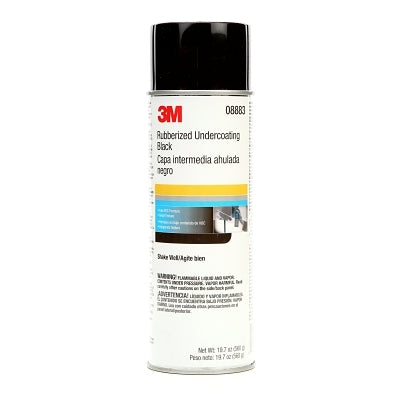 3M 051131-08883 Rubberized Undercoating, Black, 19.7 oz Aerosol Can