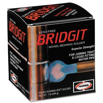 Bridgit Lead-Free Solder, Spool, Lead-free, 1 lb, 1/8 in