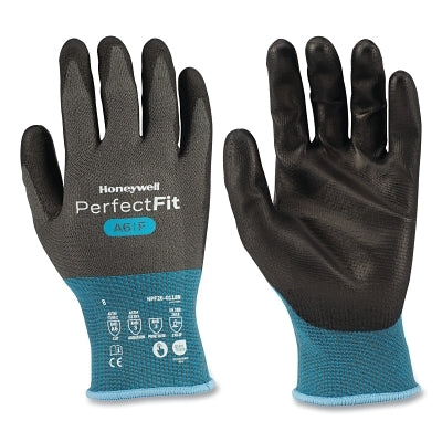 Perfect Fit Cut Resistant Gloves, Polyurethane Coating, 18 Gauge, A6/F Cut level, 11-XXL