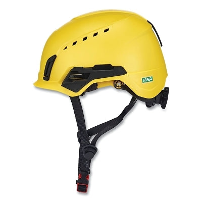 V-Gard H2 Safety Helmet, Type II, Rachet Suspension, Vented, Mips System, Yellow
