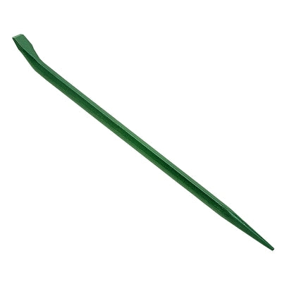 Pinch Pry Bar, 20 in L, 5/8 in Stock, Pinch Point Tip