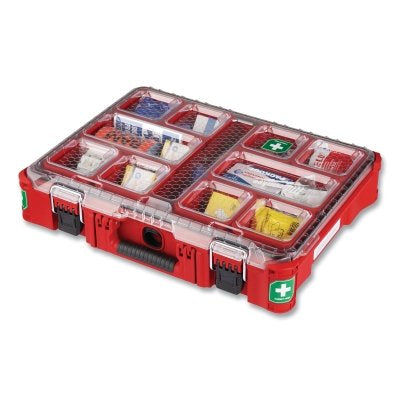 PACKOUT First Aid Kit, Class B Type III, 193-Pc, Polypropylene Case, Wall Mount