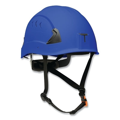 CH-2-400V Climbing Style Vented Hard Hat, 6-Point Rapid Dial, Blue