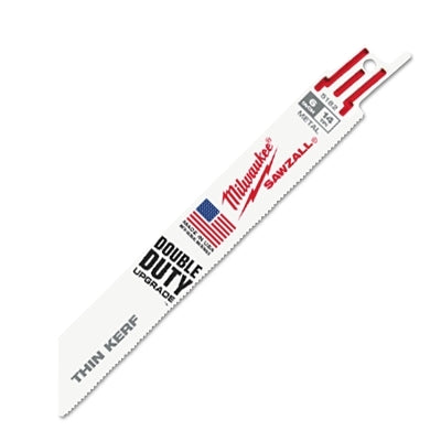 SAWZALL Standard Metal Cutting Blade, 6 in L, 14 TPI, For Scheduled 80 Pipe/Angle Iron, 50 EA/BOX