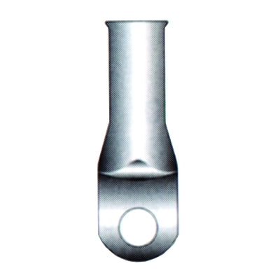 Cable Lug, 17/37 in Stud, 1 to 2 AWG Cap, Copper Tubing, L 3040 Model