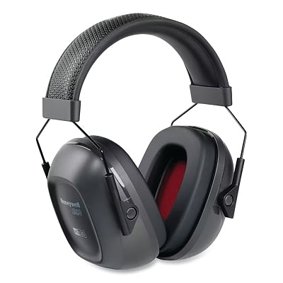 VeriShield 100 Series Passive Earmuffs, 22 dB, Black, Helmet Mounted, VS120HFB, Small Cup