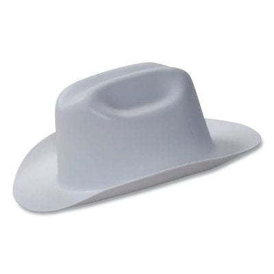 Western Outlaw Hard Hat, 4 Point Ratchet, Gray