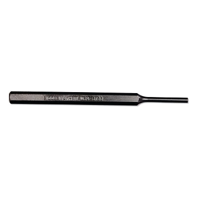 Pin Punches, 5 in, 5/32 in tip, Alloy Steel, Full Finish