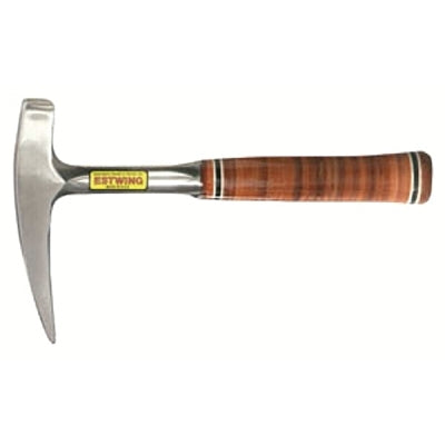 Leather Rock Picks, 22 oz Head, Steel Handle