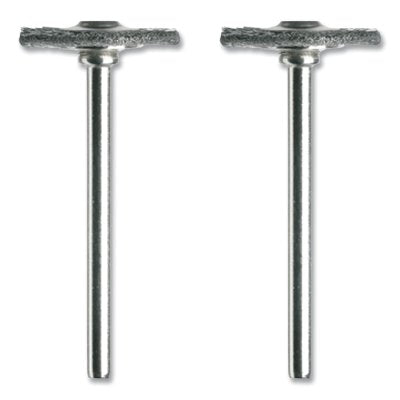 Carbon Steel Brush, 1/2 in dia, 1.85 L, 15000 RPM