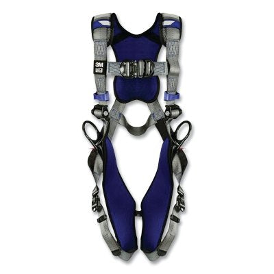 3M 1402132 ExoFit X200 Comfort Wind Energy Climbing/Positioning Safety Harness, Back/Front/Hip D-Rings, LRG, Dual Lock Quick Connect