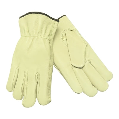 Pigskin Drivers Gloves, Economy Grain Pigskin, Medium, Unlined