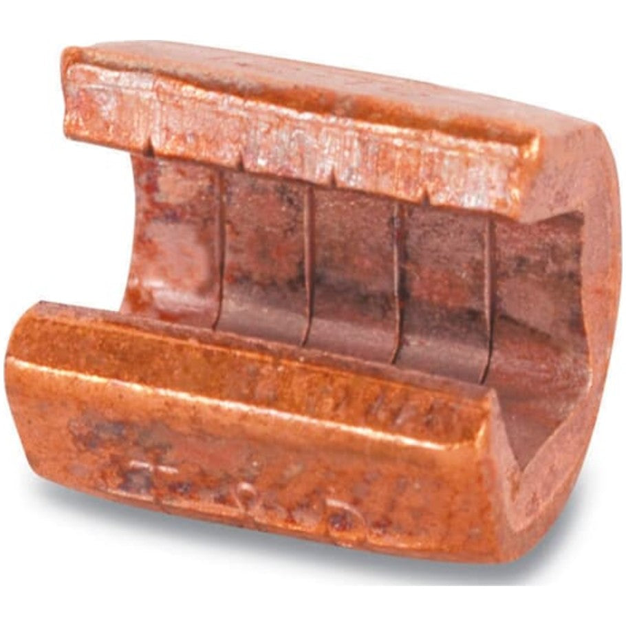 Copper C-Tap, 600V, Wire Range-Main: 6-8, Branch 8-12, Length 9/16 Inch, Height 5/8 Inch, Die Code 29, Die Color Code Gray