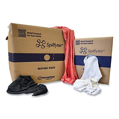 Reclaimed Wiping Product, Mixed, 10 lb Compressed Box, T-Shirt