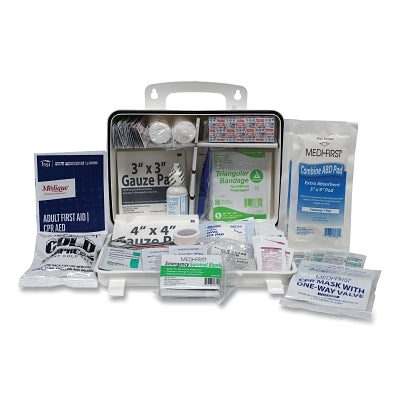 First Aid Kit, 25 Person ANSI-A Kit, Plastic