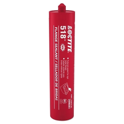 518 Gasket Eliminator Flange Sealant, 300 mL Tube, Red