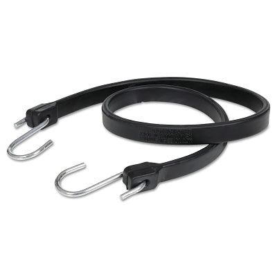 EPDM Rubber Strap, Zinc-Plated Steel Hooks, 45 in L