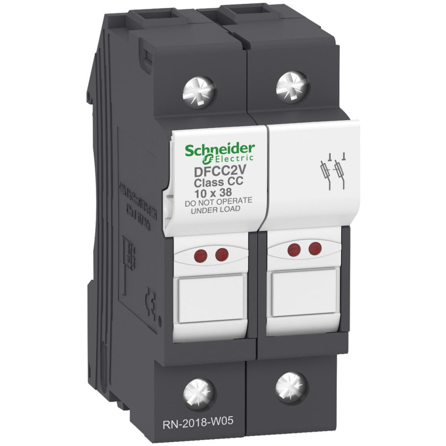 TeSys DF Modular Fuse Holder, 30A, Class CC, 2-Pole, Blown Fuse Indicator