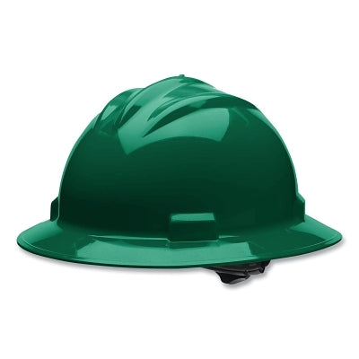 C71 Standard Full-Brim Hard Hat, 4-point Ratchet, Forest Green